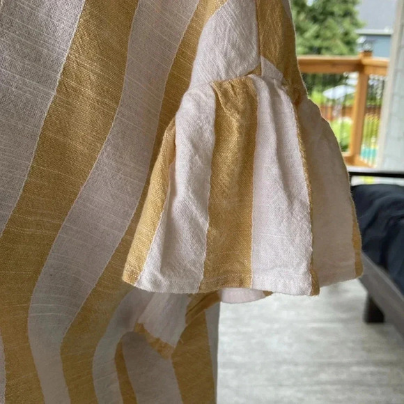 Tribal Jeans | Linen Blend Front Tie Top - Picture 6 of 10